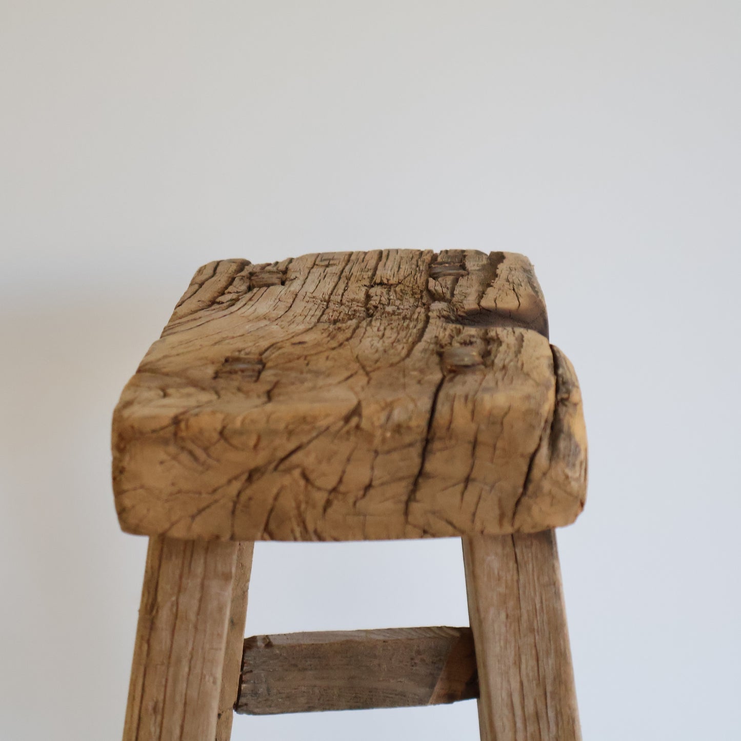 Tall rustic stool - Albert