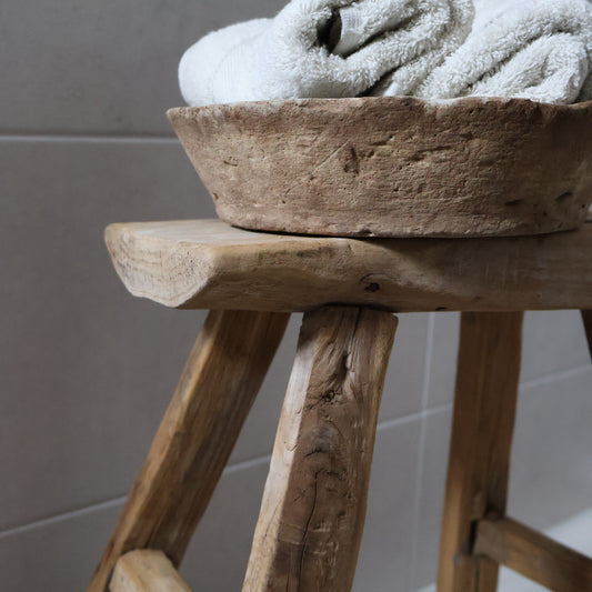 Tall rustic stool - Elwyn