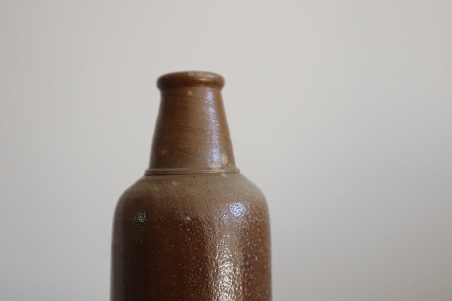 Salt glazed bottle