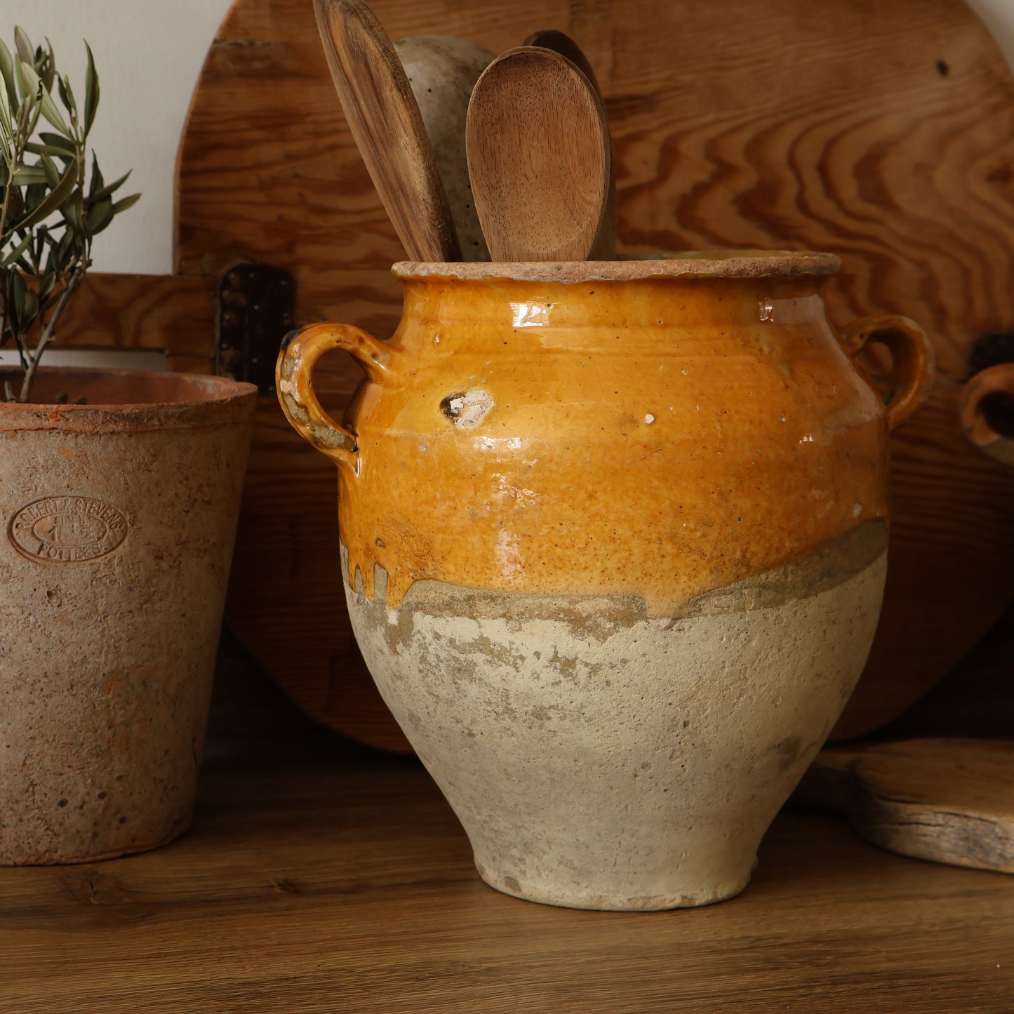 Yellow confit pot - Elsie