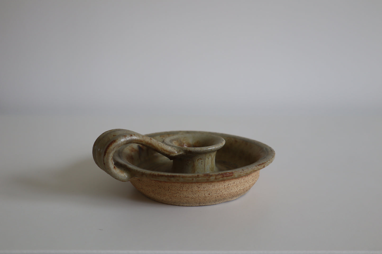 Stoneware candle holder