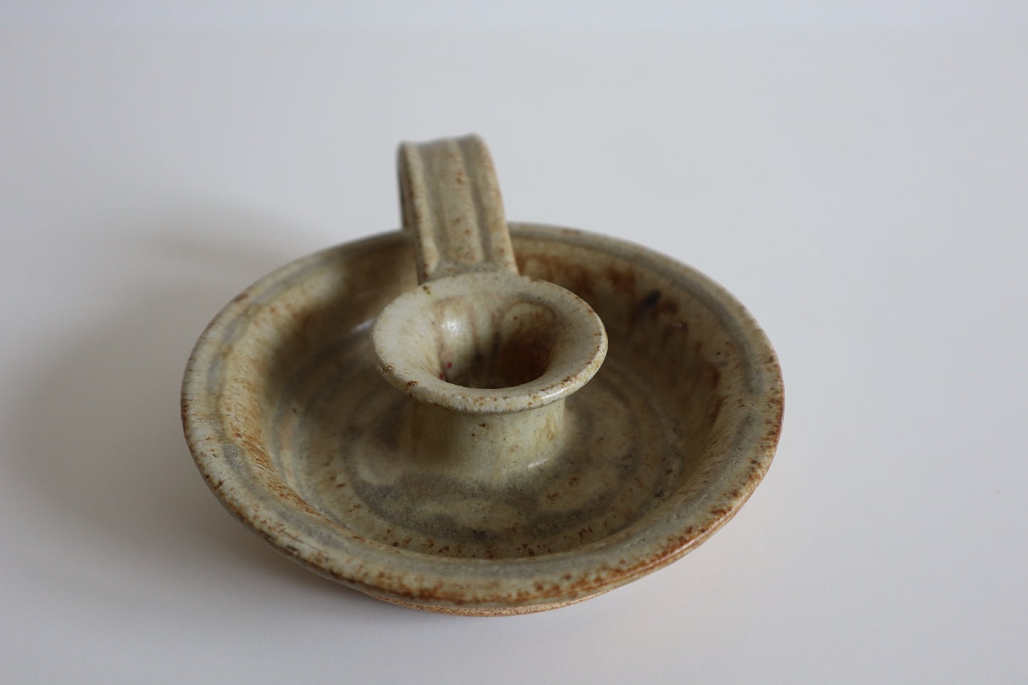Stoneware candle holder