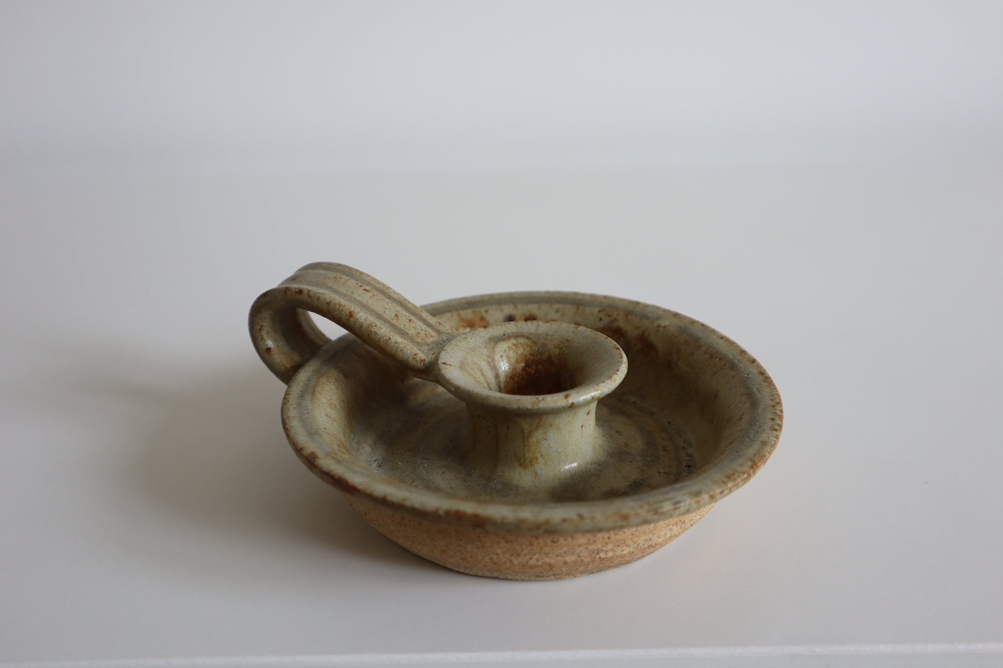Stoneware candle holder