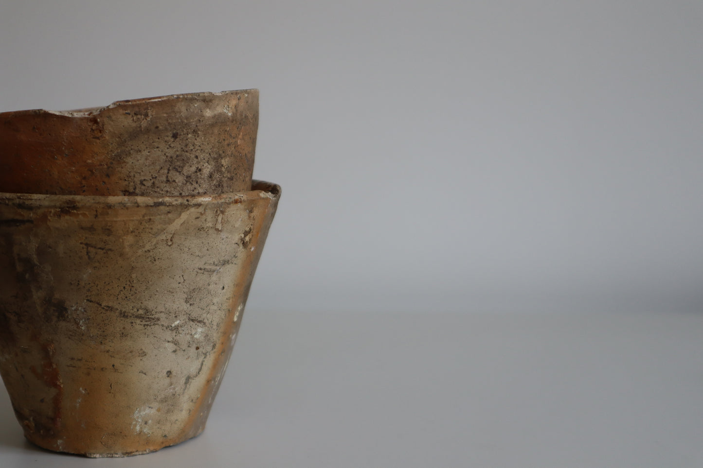 Terracotta sap pots