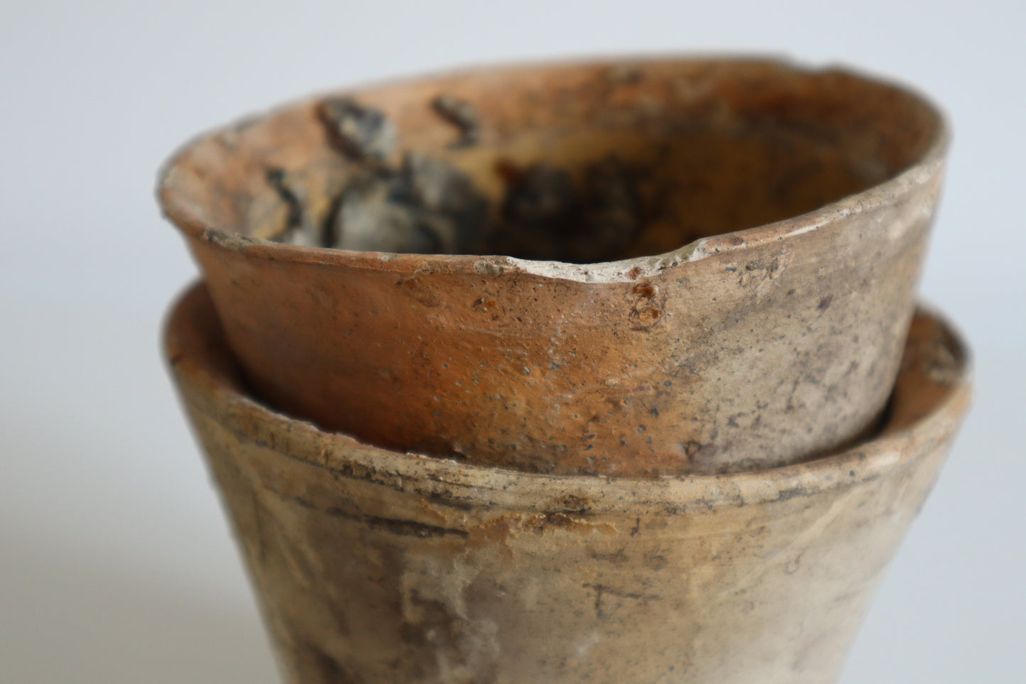 Terracotta sap pots