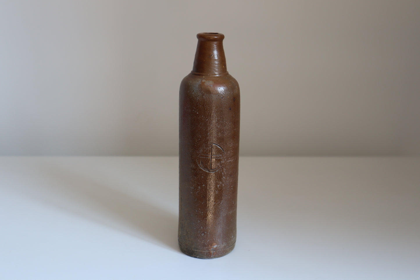 Salt glazed bottle