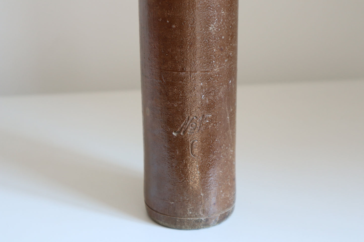 Salt glazed bottle