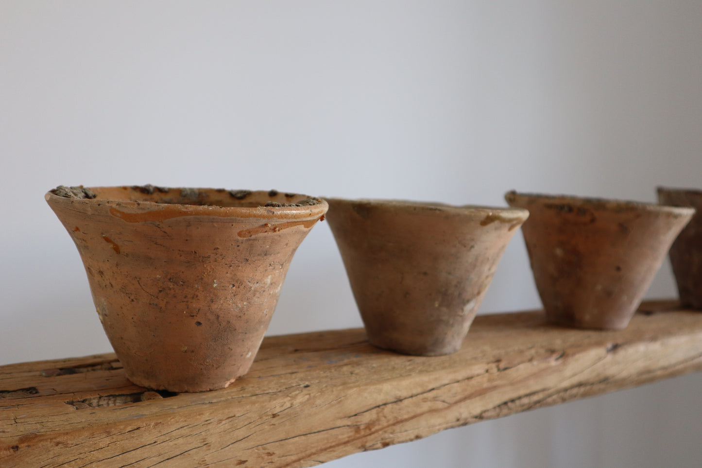 Terracotta sap pots