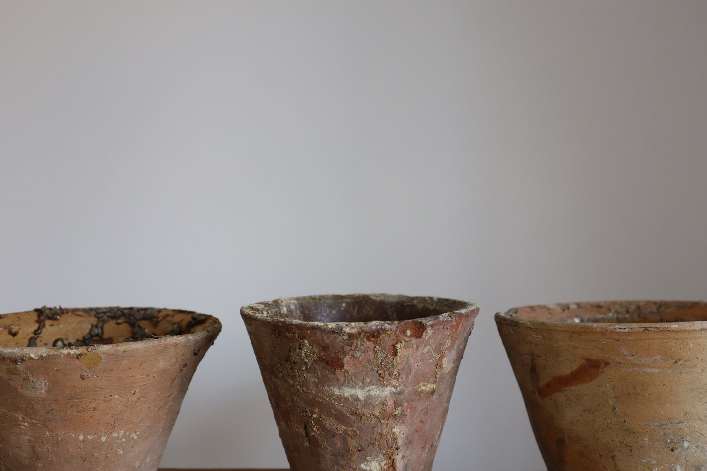 Terracotta sap pots