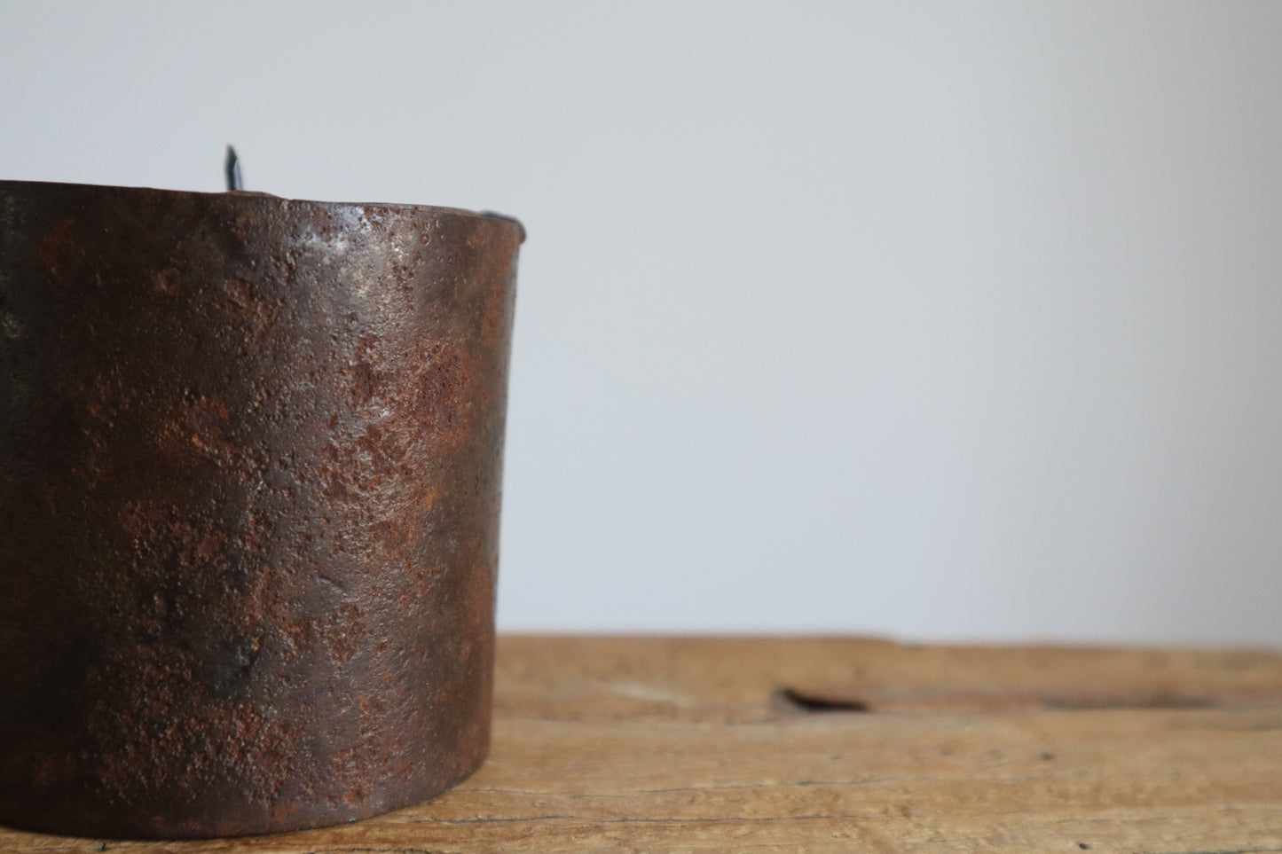 Rust candle stand