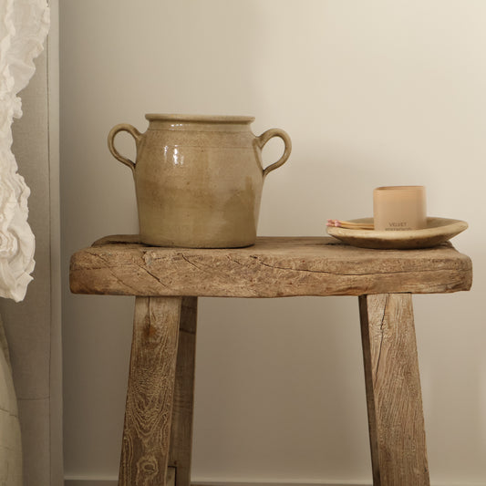 Tall elm stool - Jasper