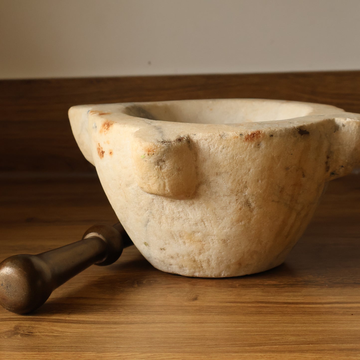 French marble mortar & pestle