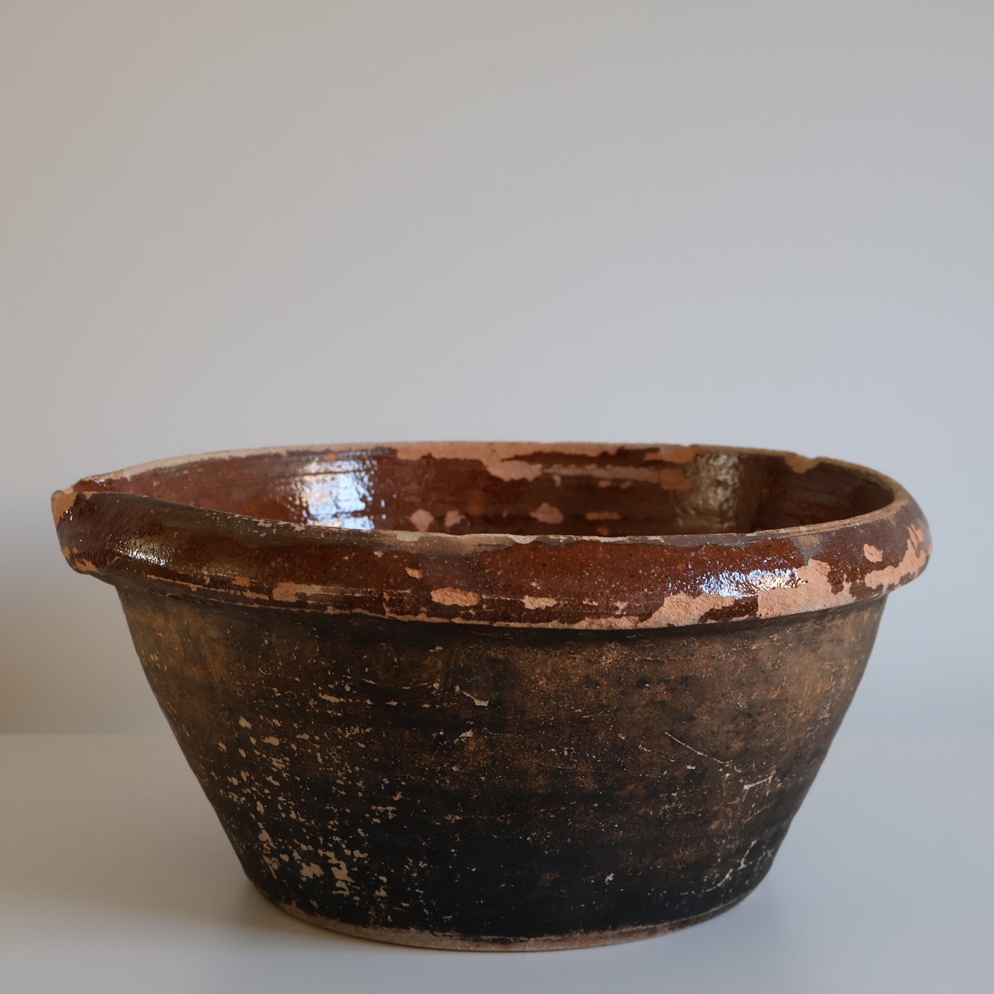 French terracotta bowl