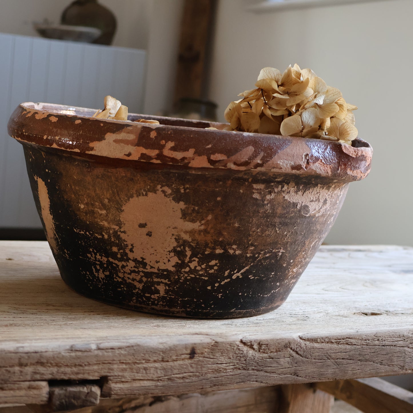 French terracotta bowl