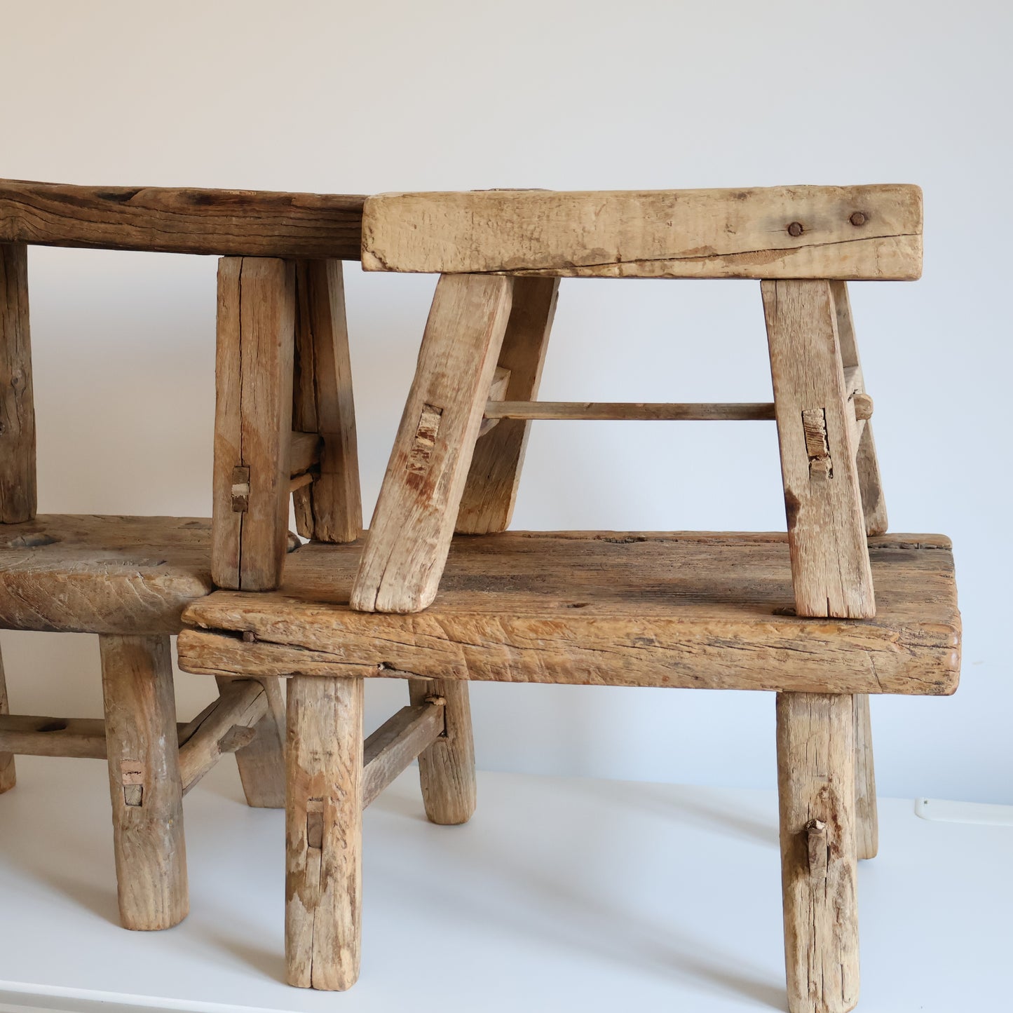 Rustic stool - Arthur