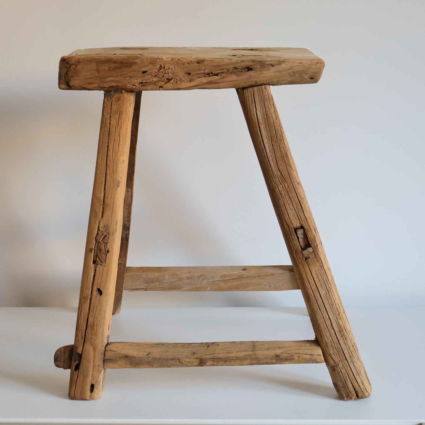 Tall rustic stool - Elwyn