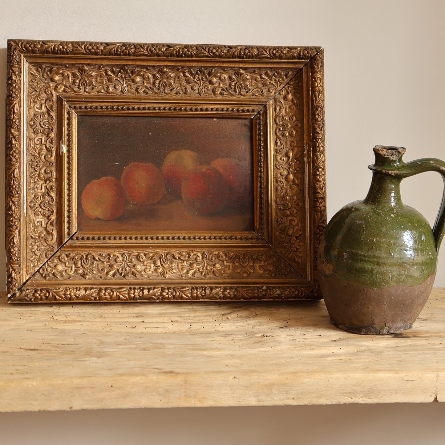 French framed still life art