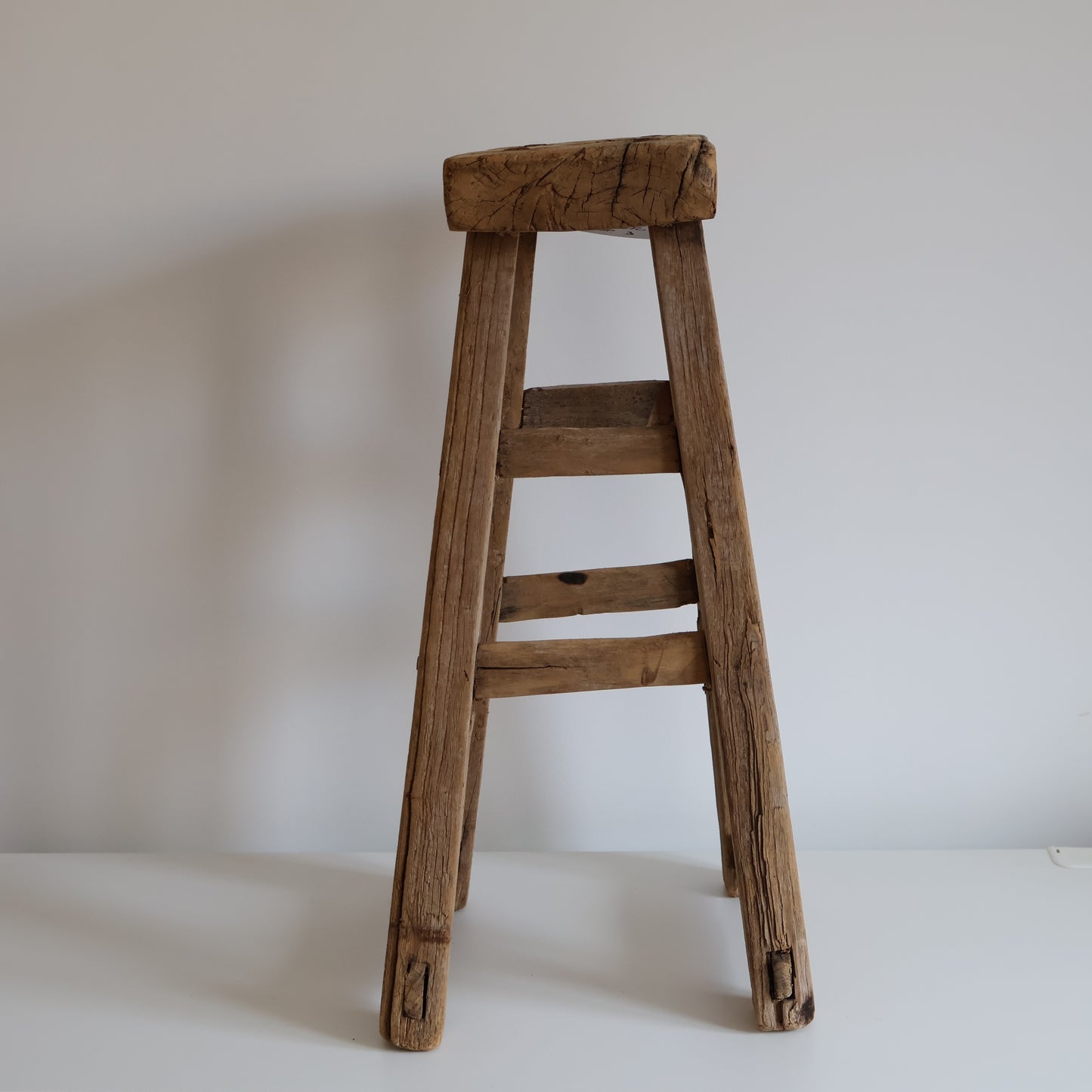 Tall rustic stool - Albert