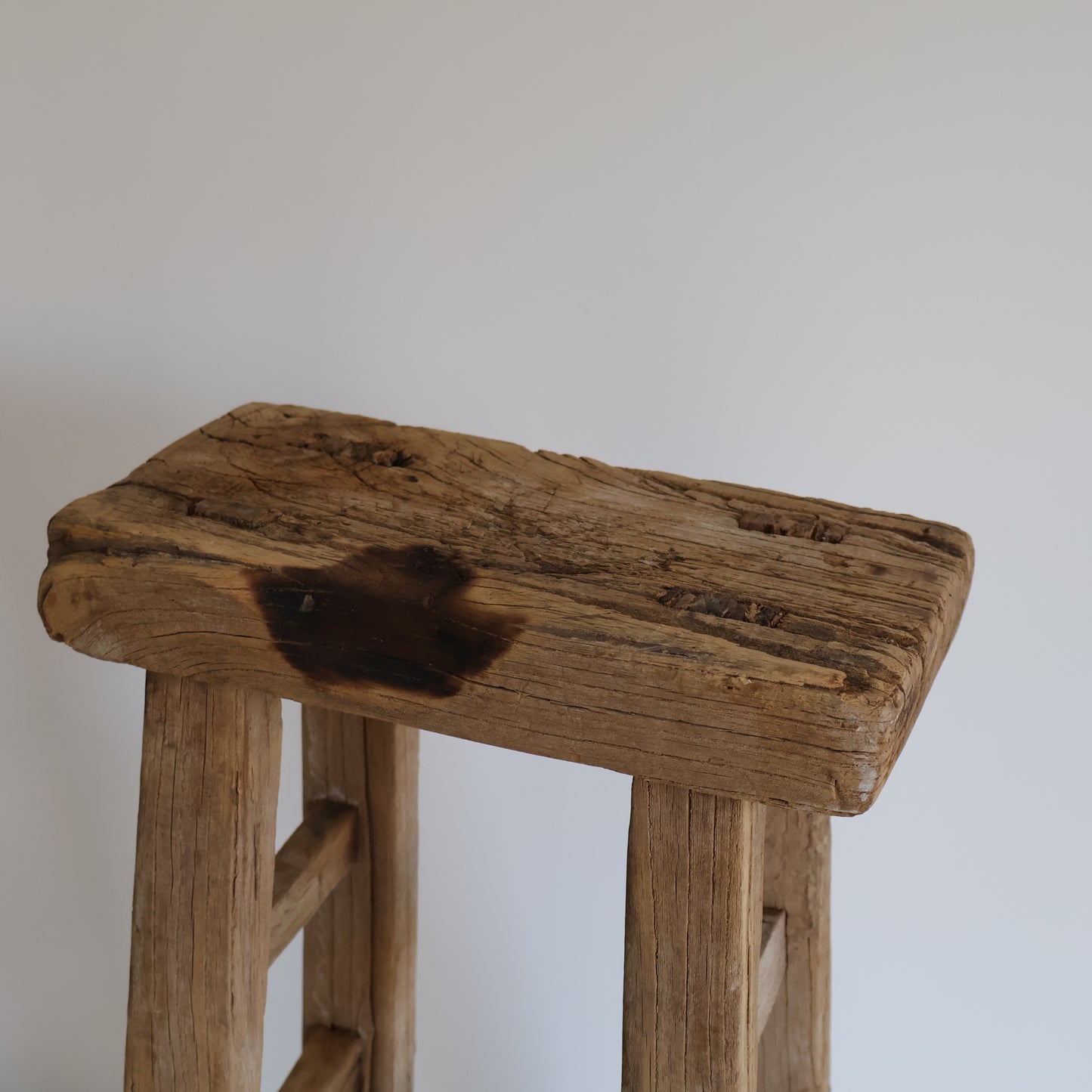 Tall rustic stool - Albert
