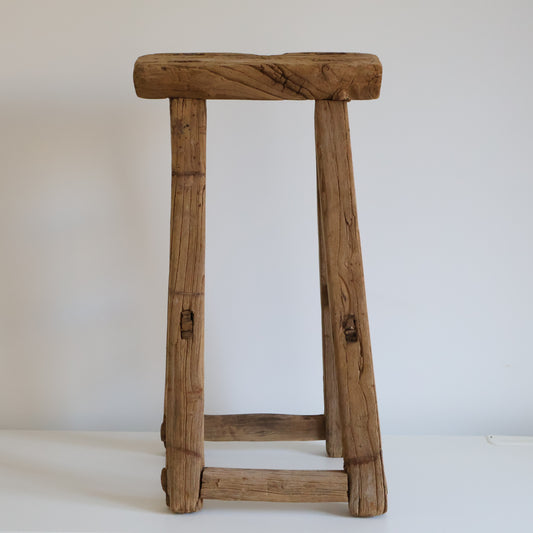 Tall rustic stool - Albert