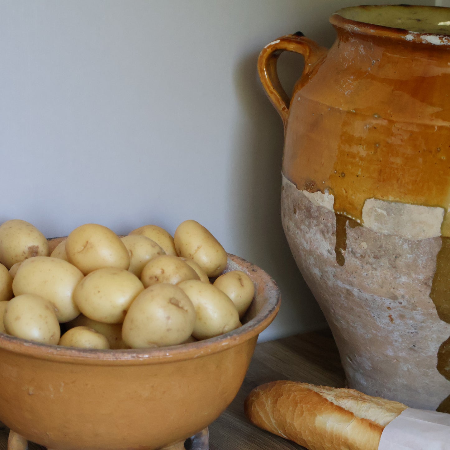Yellow Confit pot