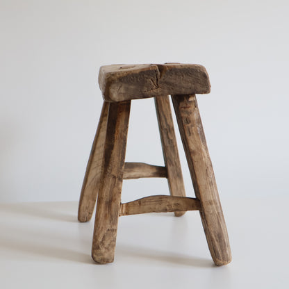 Small elm stool - Felix