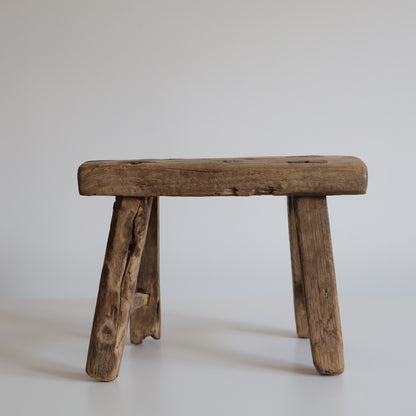 Small elm stool - Felix