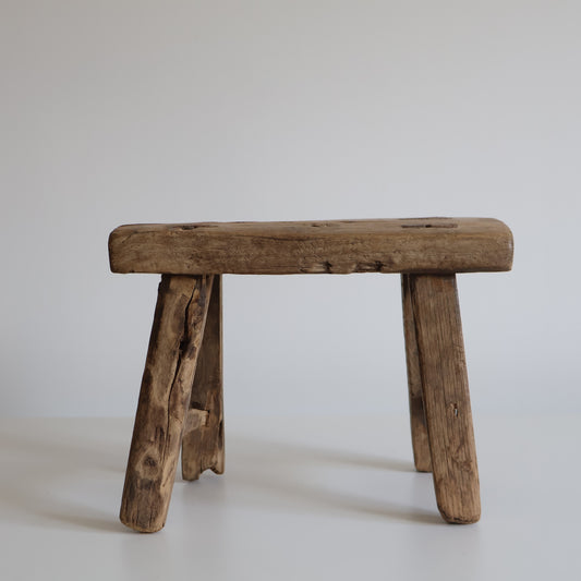 Small elm stool - Felix