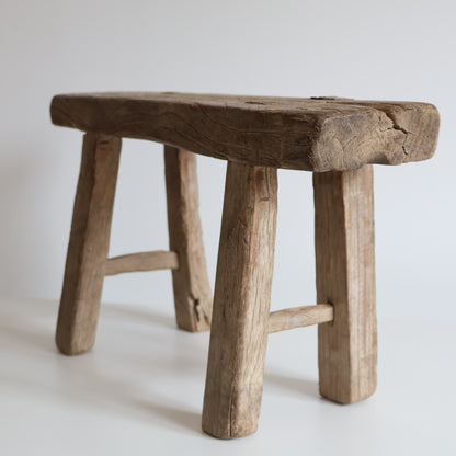 Small elm stool - Edith