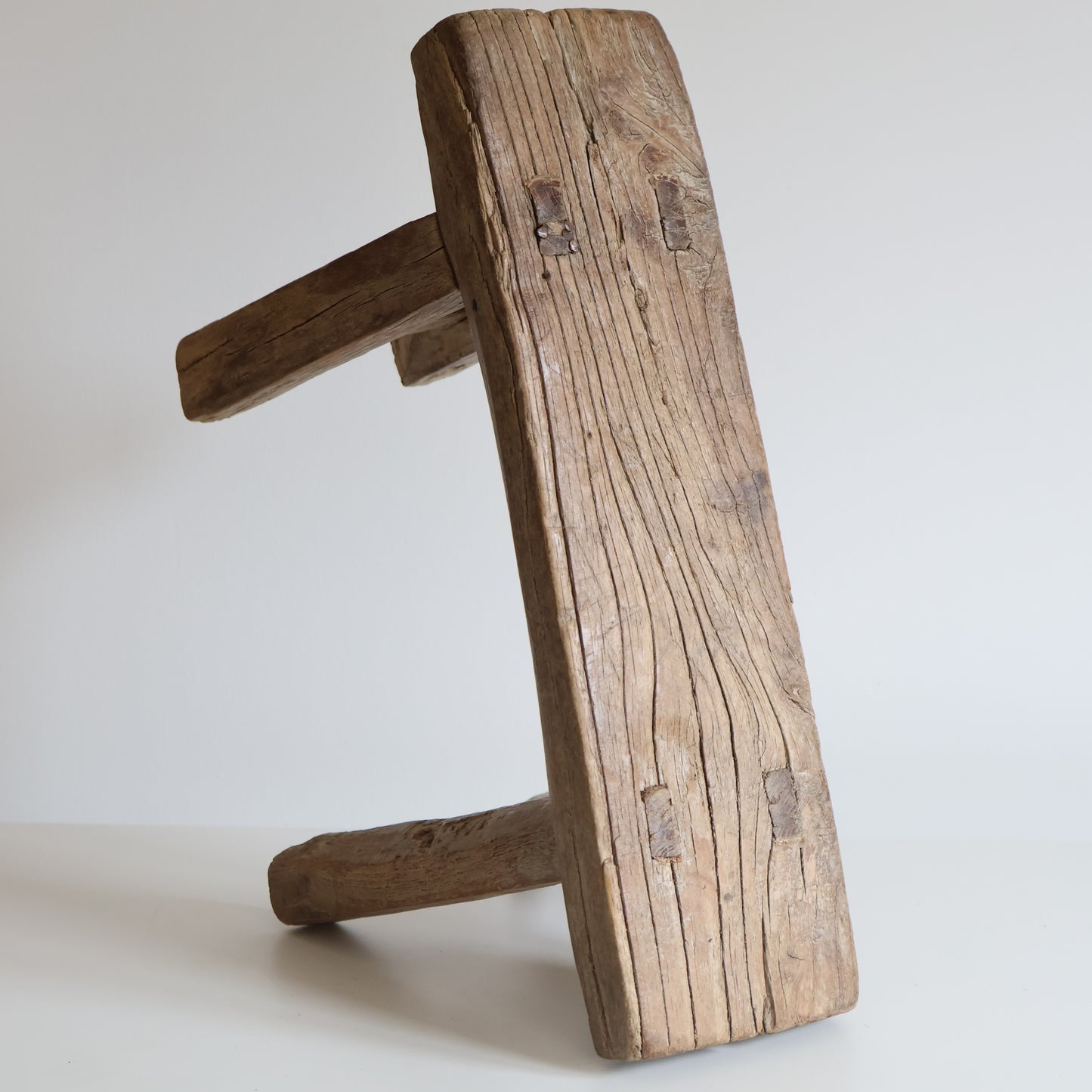 Small elm stool - Edith