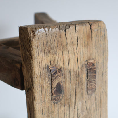 Small elm stool - Ada