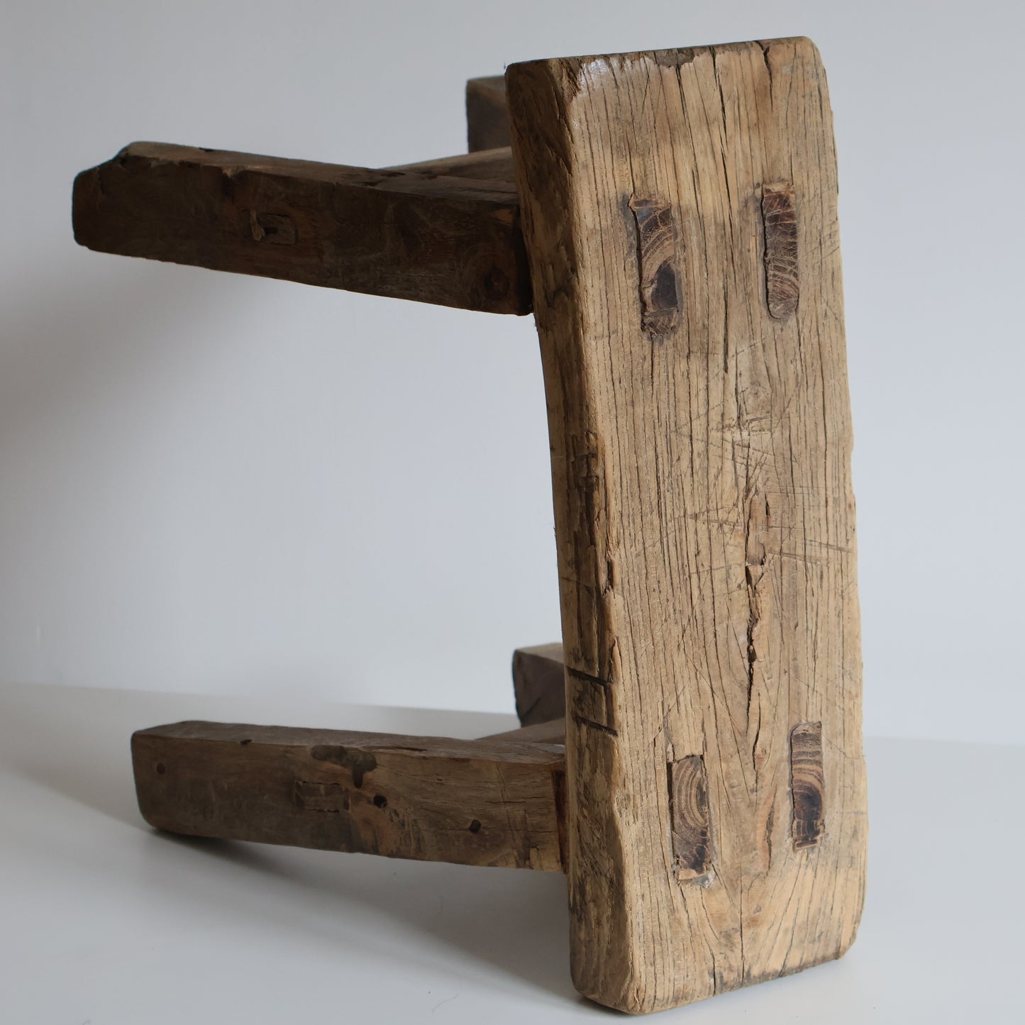 Small elm stool - Ada