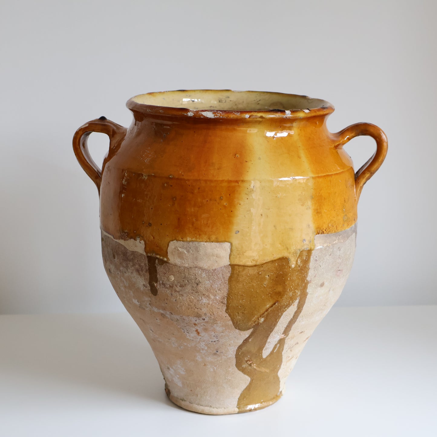 Yellow Confit pot