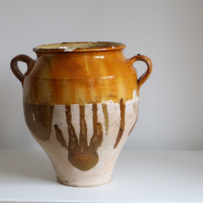 Yellow Confit pot