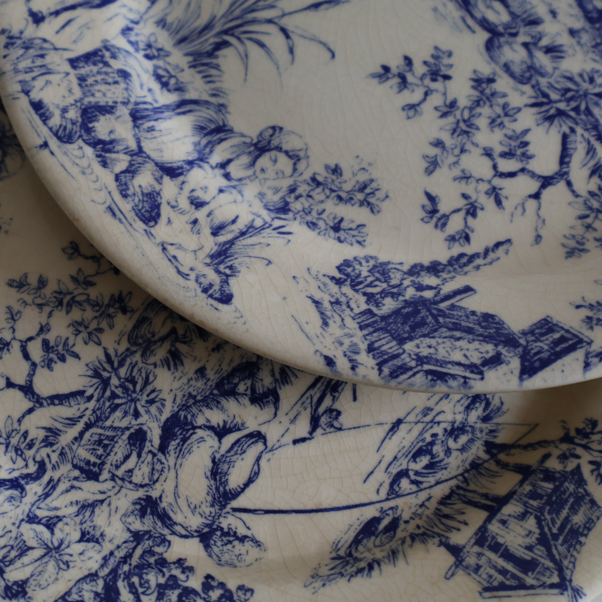French decorative plates