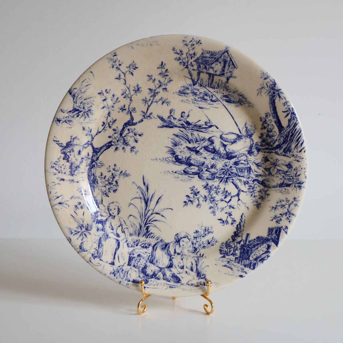French decorative plates