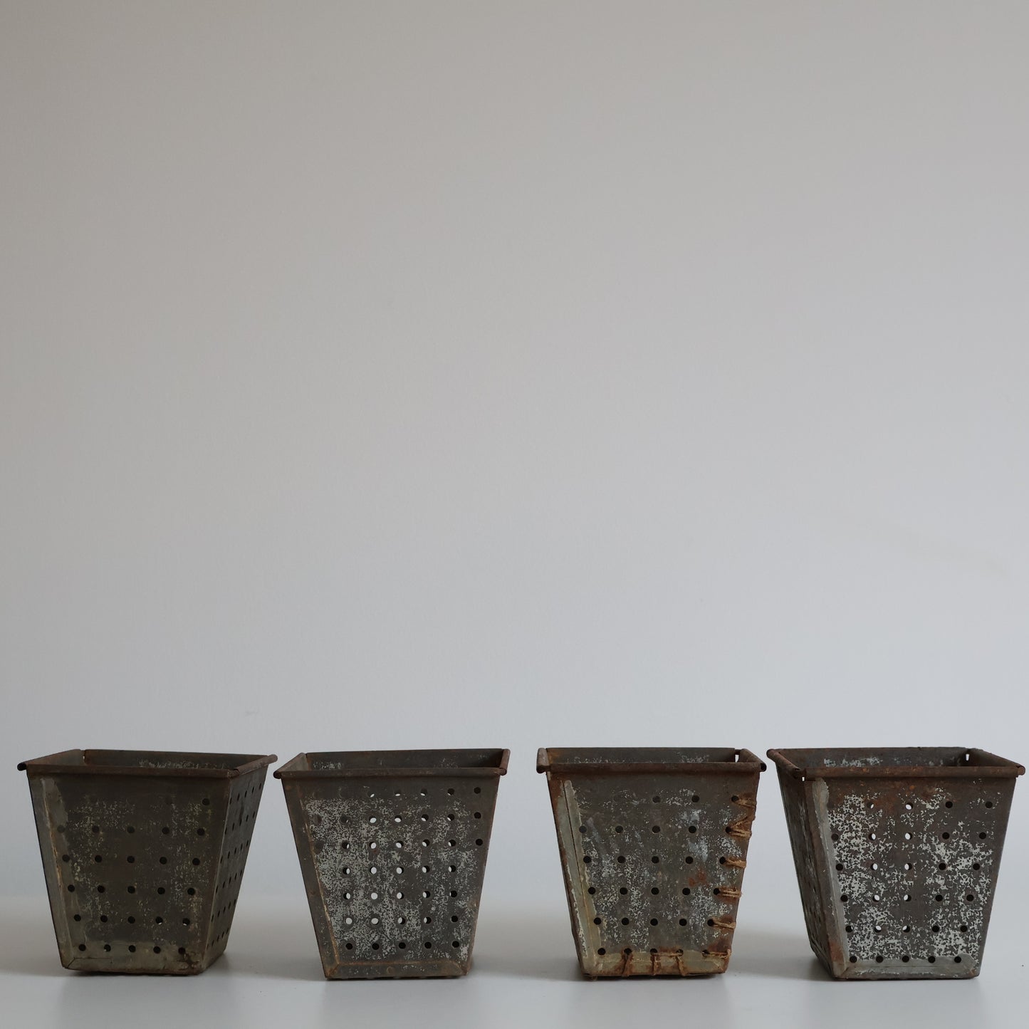 Metal cheese strainers