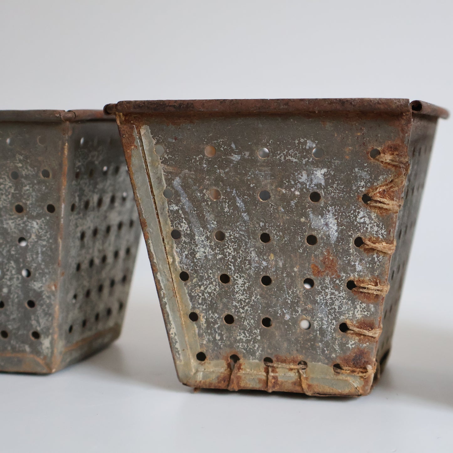 Metal cheese strainers