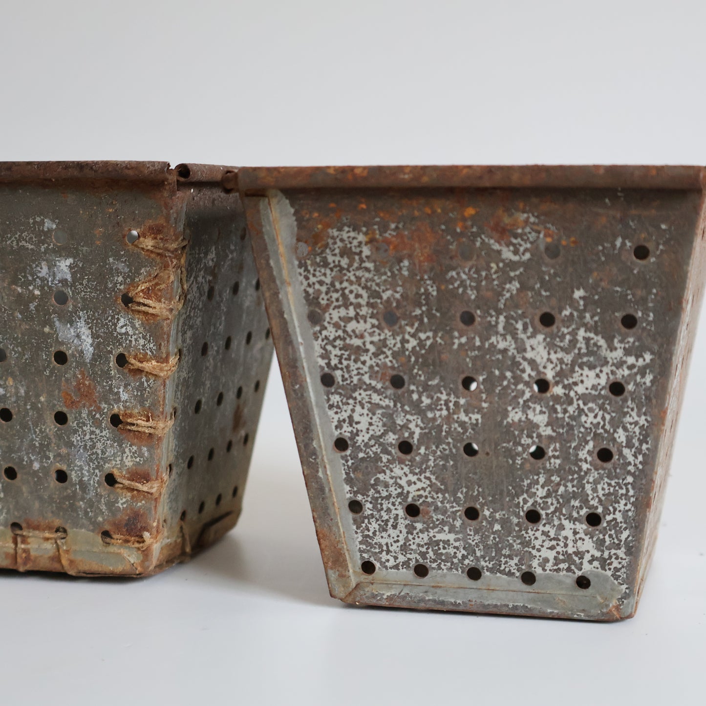 Metal cheese strainers