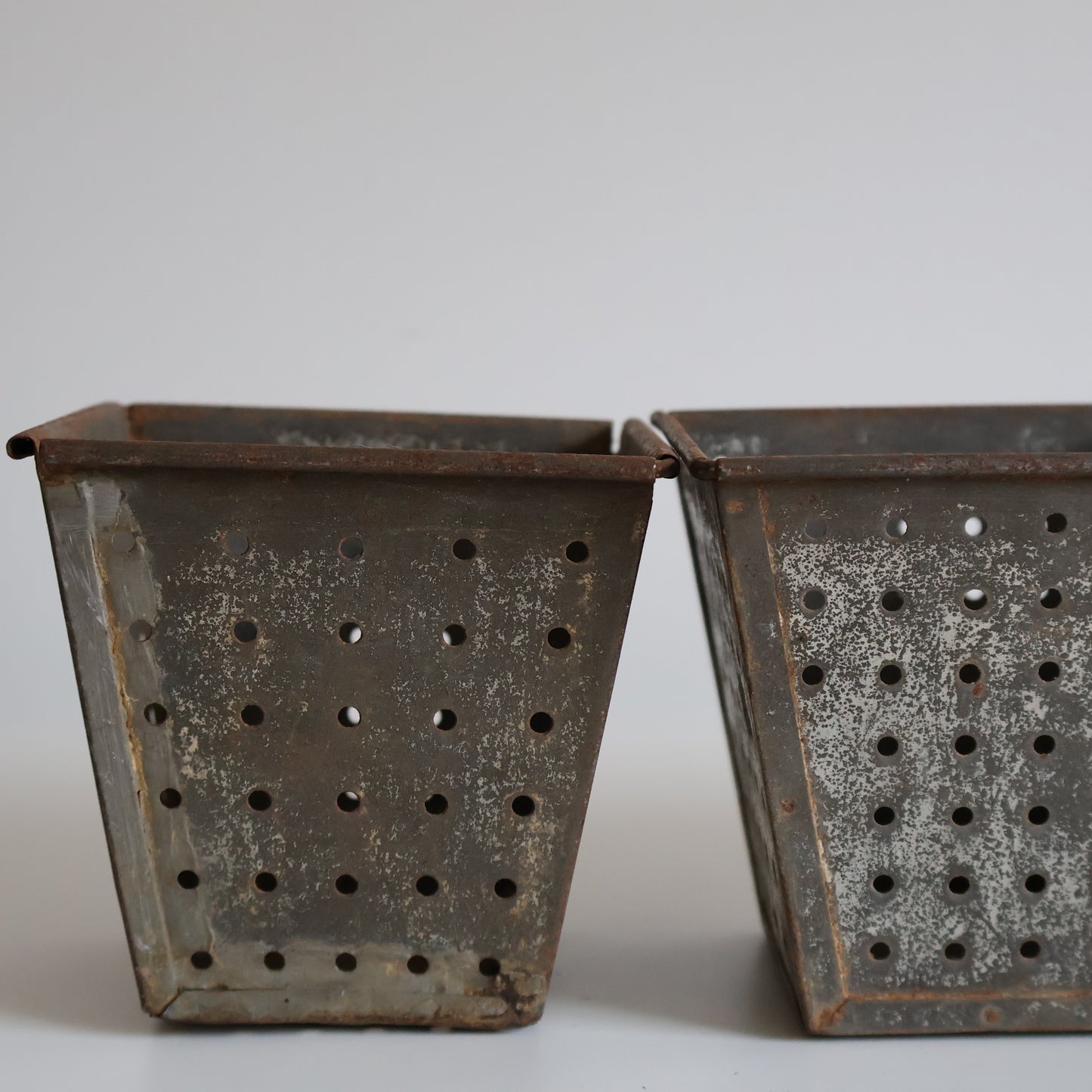 Metal cheese strainers