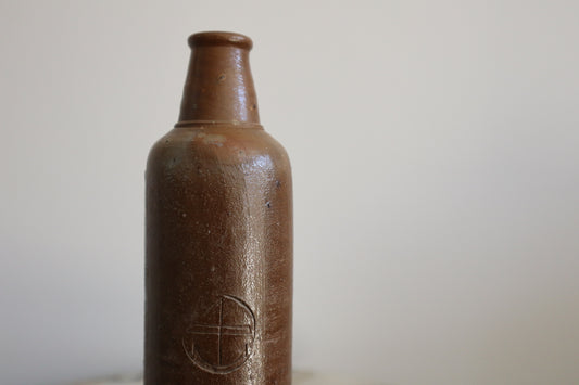 Salt glazed bottle