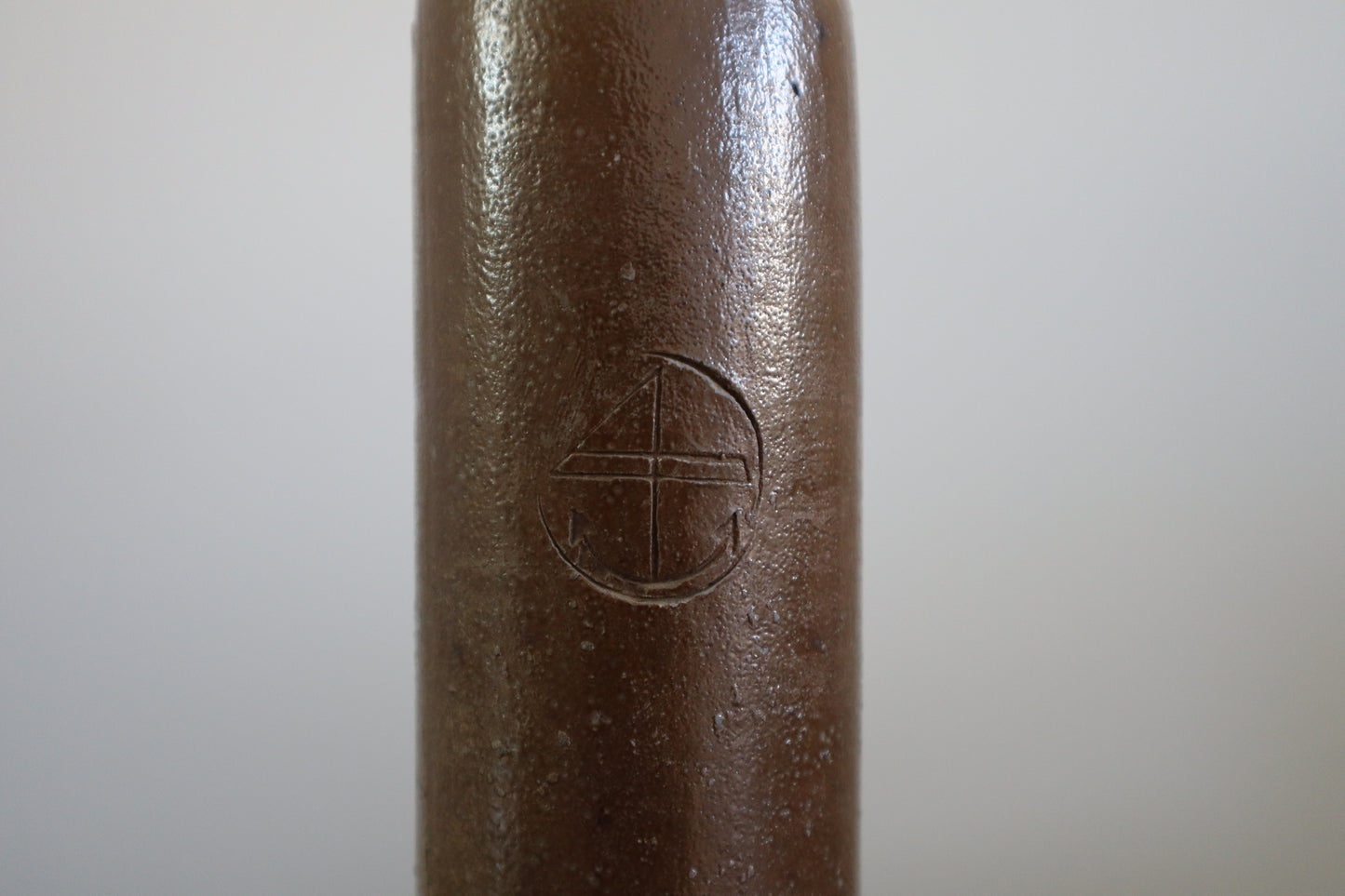 Salt glazed bottle