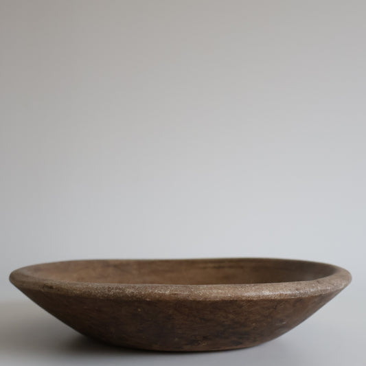 Aged marble bowl - Kora