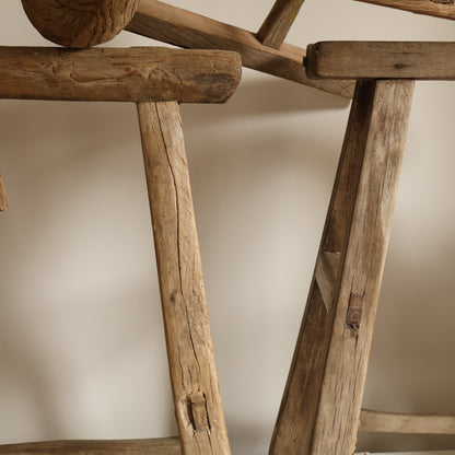 Tall elm stool - Onra