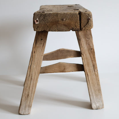 Small elm stool - Zelia