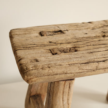 Small elm stool - Orla