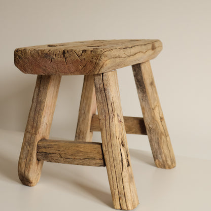 Small elm stool - Orla