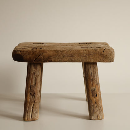 Small elm stool - Vina