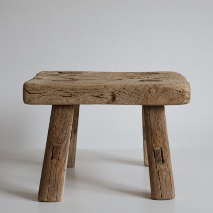 Small elm stool - Vina