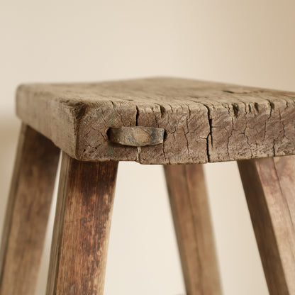 Tall elm stool - Onra